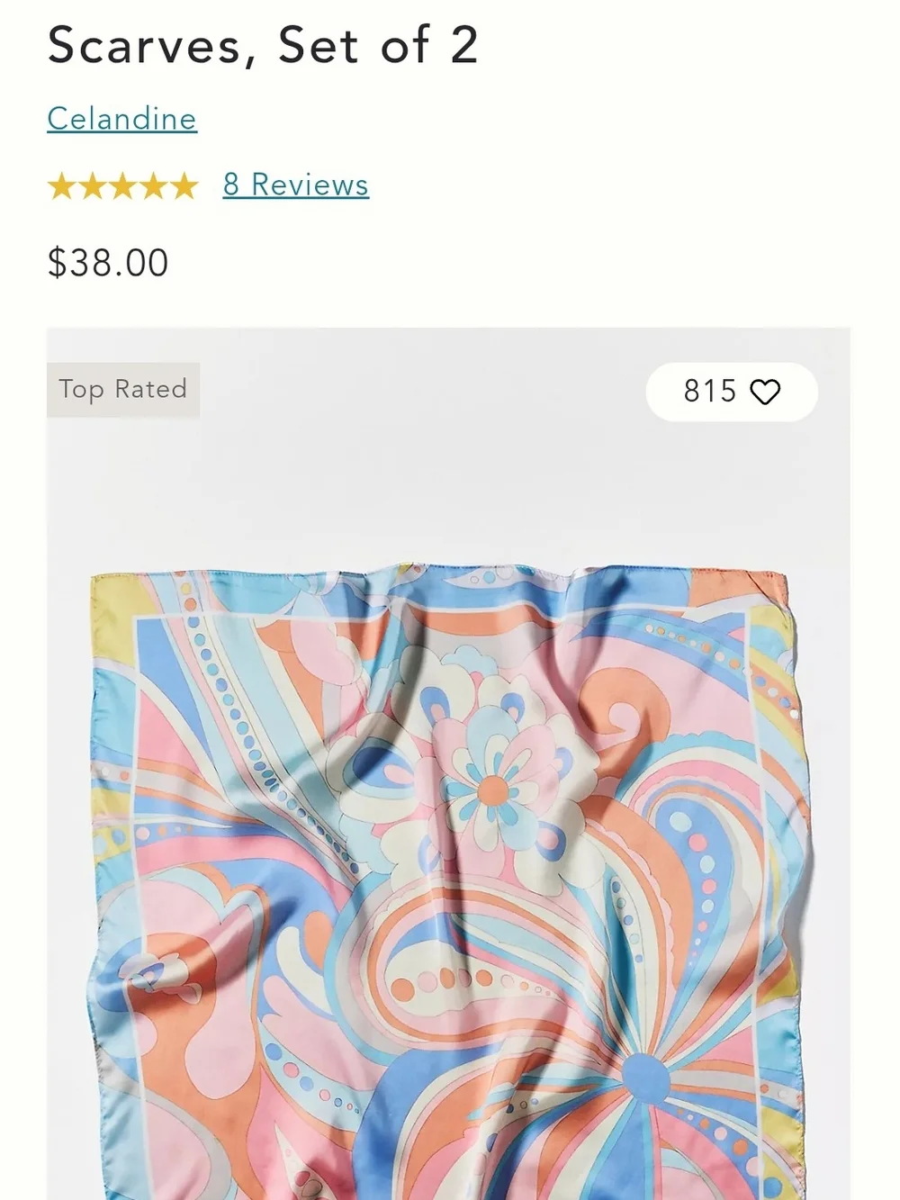 Pink Patterned Silk Scarf - Fashionable Women's Accessory